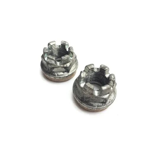 Front Wheel Hub Spindle Castle Nuts 2004 Kawasaki Prairie 700 KVF700B 4x4 2214 9