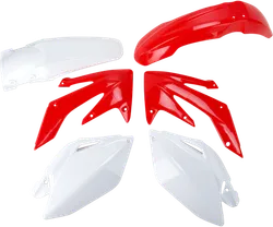 Acerbis Plastic Fender Body Kit Red Front White Rear