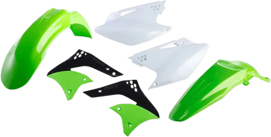 Acerbis Plastic Fender Body Kit Green White Black