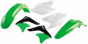 Acerbis Plastic Fender Body Kit Green White Black
