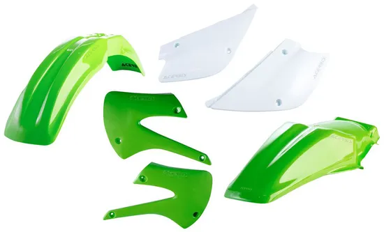 Acerbis Plastic Fender Body Kit Green White