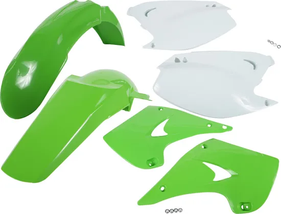 Acerbis Plastic Fender Body Kit Green White