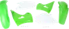 Acerbis Plastic Fender Body Kit Green White