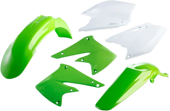 Acerbis Plastic Fender Body Kit Green White