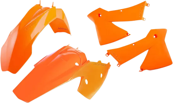 Acerbis Plastic Fender Body Kit Orange