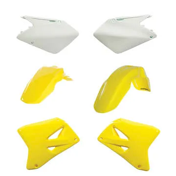 Acerbis Plastic Fender Body Kit Yellow White