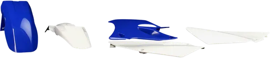 Acerbis Plastic Fender Body Kit Blue Front White Rear