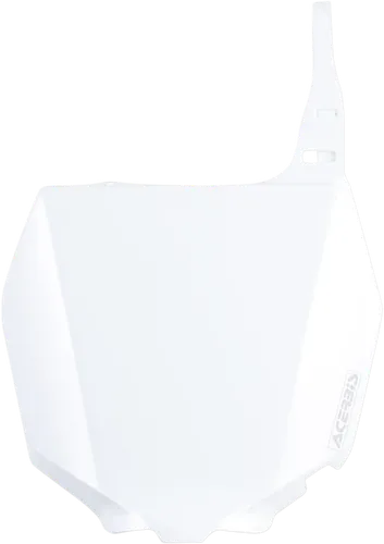 Acerbis White Front Number Plate