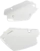 Acerbis Side Panel Number Plates White