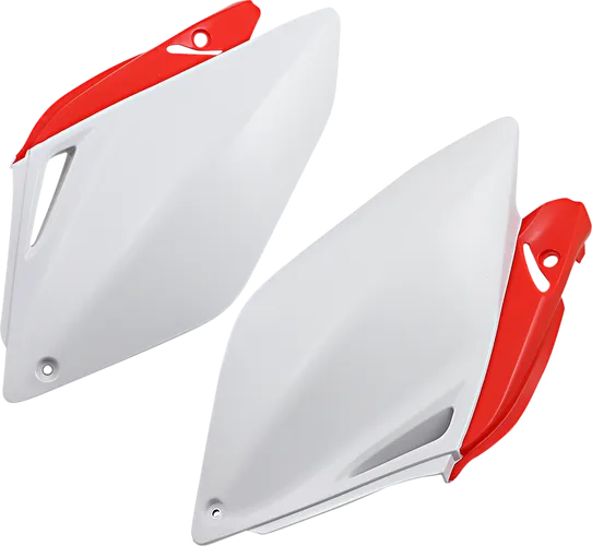 Acerbis Side Panel Number Plates Red White