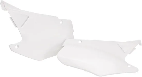 Acerbis Side Panel Number Plates White