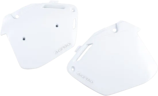 Acerbis Side Panel Number Plates White