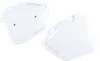Acerbis Side Panel Number Plates White