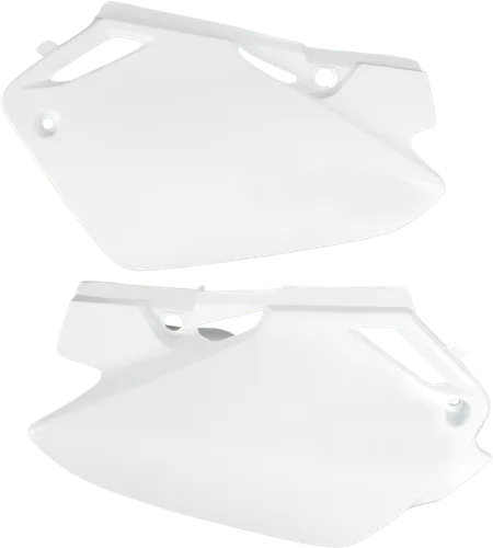 Acerbis Side Panel Number Plates White