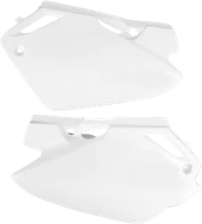 Acerbis Side Panel Number Plates White