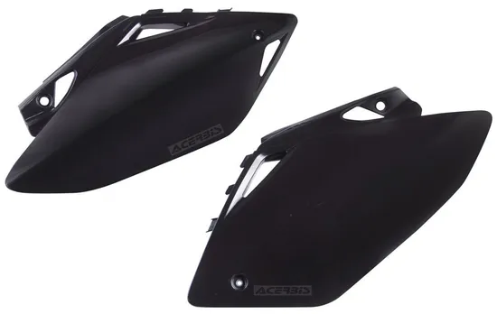 Acerbis Side Panel Number Plates Black
