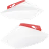 Acerbis Plastic Side Panels White Red
