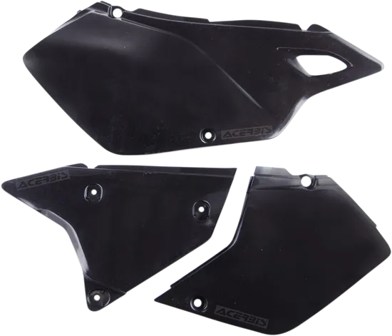 Acerbis Side Panel Number Plates Black