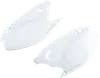 Acerbis Side Panel Number Plates White