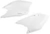 Acerbis Side Panel Number Plates White