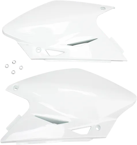 Acerbis Side Panel Number Plates White