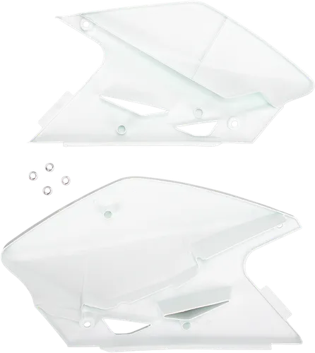 Acerbis Side Panel Number Plates White