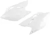 Acerbis Side Panel Number Plates White
