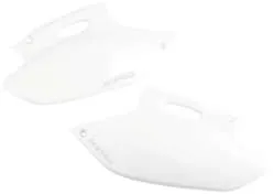 Acerbis Side Panel Number Plates White