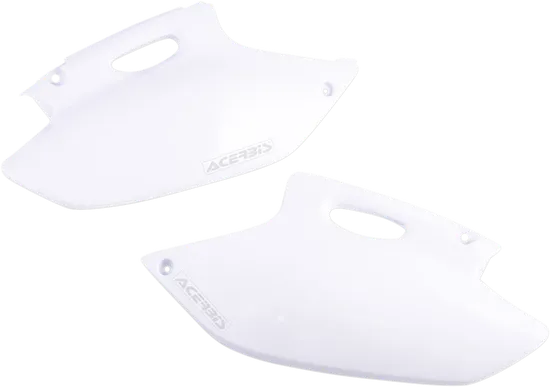 Acerbis Side Panel Number Plates White