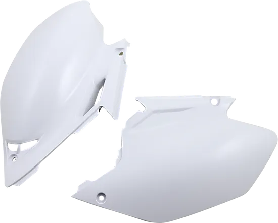 Acerbis Side Panel Number Plates White