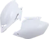Acerbis Side Panel Number Plates White