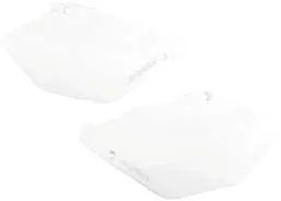 Acerbis Side Panel Number Plates White