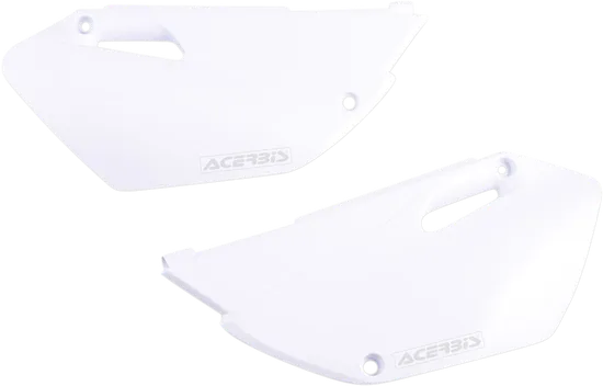 Acerbis Side Panel Number Plates White
