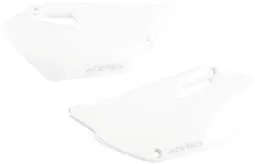 Acerbis Side Panel Number Plates White