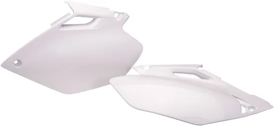Acerbis Side Panel Number Plates White