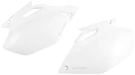 Acerbis Side Panel Number Plates White