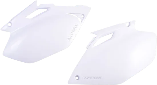 Acerbis Side Panel Number Plates White