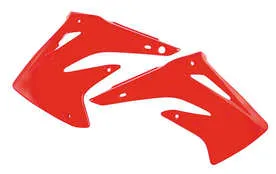 Acerbis Left Right Radiator Shrouds Red