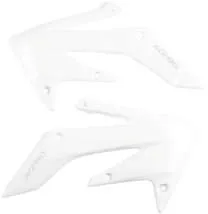 Acerbis Left Right Radiator Shrouds White
