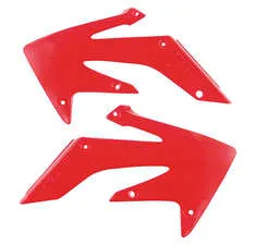 Acerbis Left Right Radiator Shrouds Red