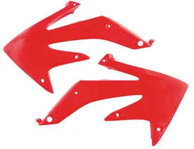 Acerbis Left Right Radiator Shrouds Red