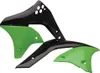 Acerbis Left Right Radiator Shrouds Green Black