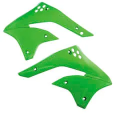 Acerbis Left Right Radiator Shrouds Green
