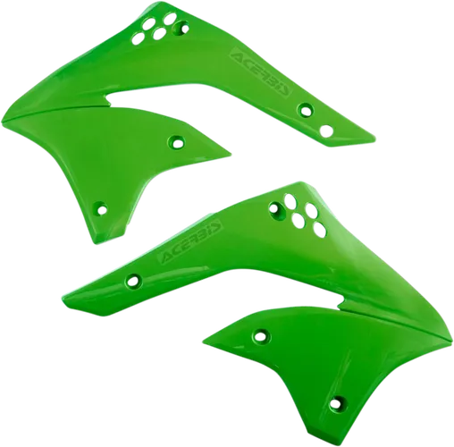 Acerbis Left Right Radiator Shrouds Green