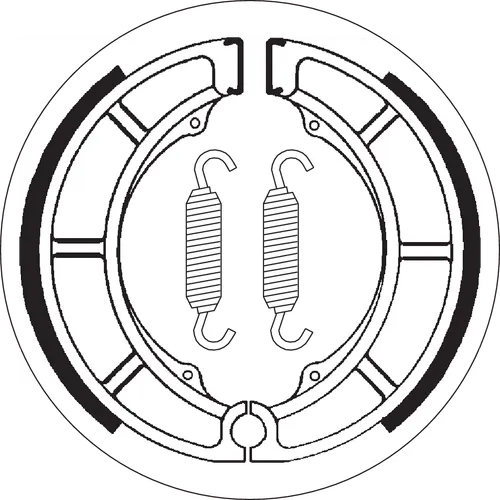 SBS Rear Ceramic Brake Shoe Set