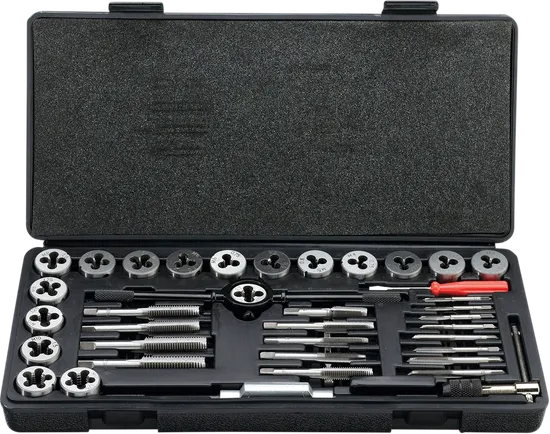 Moose Racing Steel Metric Tap and Die Set 40pc