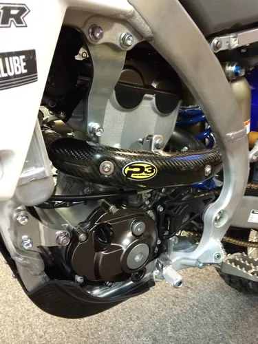 P3 Carbon Fiber 2 Piece Exhaust Header Heat Shield