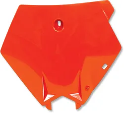 Acerbis Orange Front Number Plate