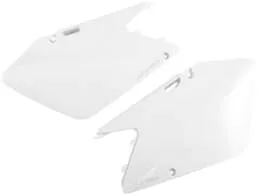 Acerbis Side Panel Number Plates White