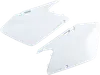 Acerbis Side Panel Number Plates White